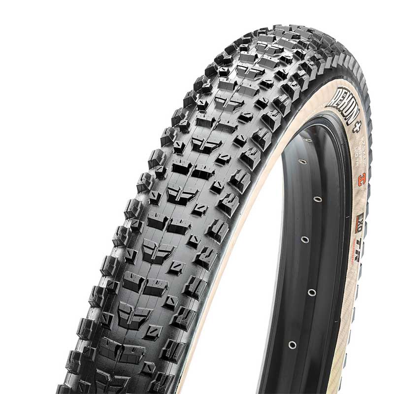Llanta MAXXIS Rekon+ 27.5X2.8 con Tecnologías: 3C MaxxTerra / EXO Protection / Tubeless Ready / Cara café / 60 TPI